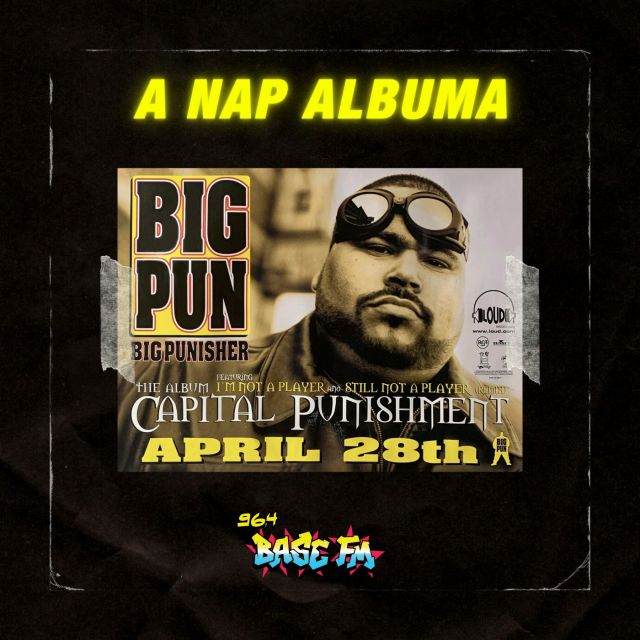 Ma ünnepli 25. születésnapját a bronxi rímóriás Big Pun debütáló albuma a Capital Punishment! Fat Joe "ikertestvére" egy igazi hip-hop klasszikust hagyott ránk, amiért első latino rap előadóként vehetett át platina lemezt. R.I.P. Big Pun!